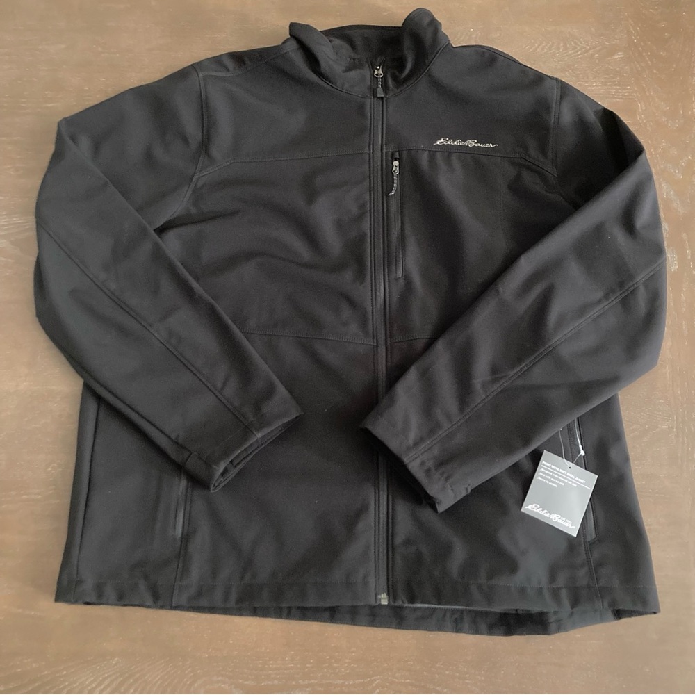 Eddie Bauer Men's Soft Shell Jacket in Black